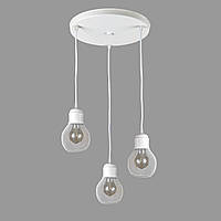 Люстра лампочки в стиле лофт Lightled 907-005F-3 WH 300 TN, код: 8123241