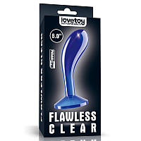 Анальна пробка Lovetoy синя Flawless Clear Prostate Plug 6.0 EV, код: 7837697