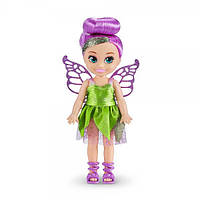 Миниатюрная куколка ZURU Sparkle Girlz Волшебная фея Джули 12 см Зеленый с фиолетовым EM, код: 8363853