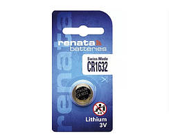 Батарейка RENATA CR1632 Lithium, 3V, 1х1 шт SC, код: 8328138