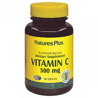 Вітамін C Nature's Plus Vitamin C 500 mg 90 Tabs BB, код: 7518127