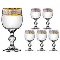 Набор бокалов для вина Lora Бесцветный H80-049 190ml UT, код: 7242463