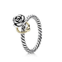 Серебряное кольцо Pandora 190860 52 BX, код: 7362167