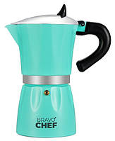 Кавоварка гейзерна Ringel BRAVO CHEF 3 чашки алюміній (RG-12100-3)