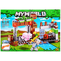 Конструктор детский Minecraft Bambi LB1133C 215 деталей TT, код: 8323449