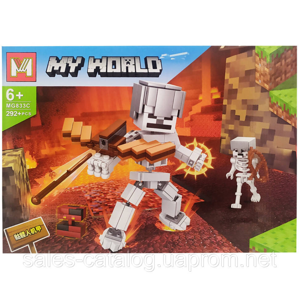 Конструктор Minecraft Bambi MG833 Краєвид 3 SC, код: 8289281