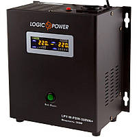 ИБП LogicPower LPY-W-PSW-500VA+ (350Вт) 5A 10A с правильной синусоидой 12В GR, код: 7294005