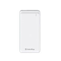 Универсальная мобильная батарея ColorWay Slim PD 10000mAh White (CW-PB100LPG3WT-PD) ES, код: 8381369