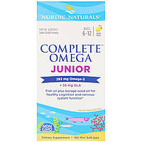 Риб'ячий жир для підлітків Nordic Naturals Complete Omega Junior 283 мг 180 капсул (NOR02775) SC, код: 1771577