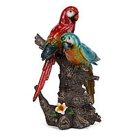 Фигурка интерьерная Parrots Macaw 26 см ArtDeco AL117999 OM, код: 7523076