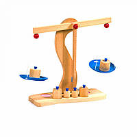 Игровые деревянные весы с гирьками Руди (Д680у) OM, код: 5528110