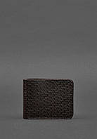 Мужское кожаное портмоне 4.1 (4 кармана) коричневое Карбон BlankNote GT, код: 8132473