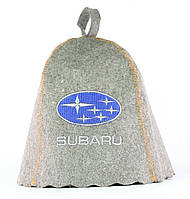 Банная шапка Luxyart Subaru One size Серый (LA-991) EV, код: 7784857