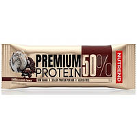 Протеиновый батончик Nutrend Premium Protein Bar 50% 50 g Cookies Cream PR, код: 8304555