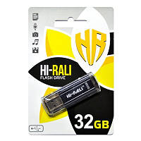 Флеш-накопитель USB 32GB Hi-Rali Stark Series Black (HI-32GBSTBK) TR, код: 1901220