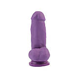 Фалоїмітатор на присоску Dual Density Cock Dildo Purple 6.9 Chisa SP, код: 8172273, фото 4