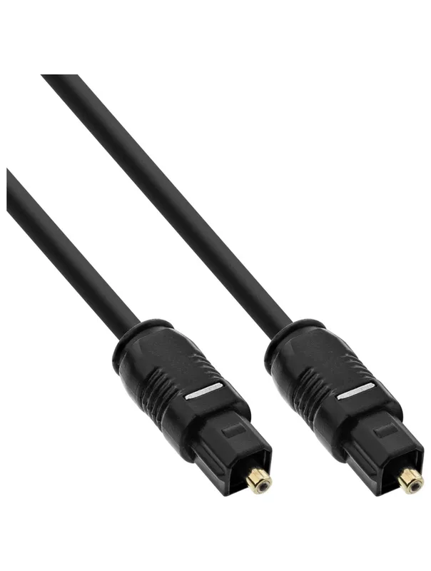 Аудіокабель InLine® Basic OPTO, вилка/вилка Toslink, 2м, фото 1