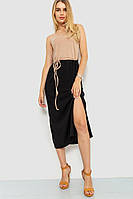 Платье-сарафан повседневный двухцветный бежево-черный 102R337 Ager S-M NL, код: 8232915