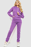 Спортивный костюм женский на флисе фиолетовый 102R016-1 Ager L TR, код: 8388750