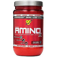 Аминокислота BCAA для спорта BSN Amino X 435 g 30 servings Fruit Punch FG, код: 7517561