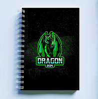 Скетчбук Sketchbook блокнот для малювання з новорічним принтом Dragon 2024. Дракон 2024 А3 Ка SC, код: 8301807