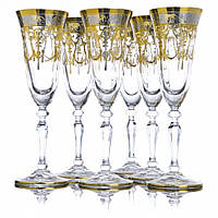 Набор бокалов для шампанского Lora Бесцветный H70-011 135ml UT, код: 7242540
