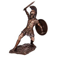 Настольная фигурка Воин Гектор с бронзовым покрытием 28см AL226532 Veronese BF, код: 8288899