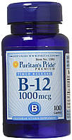 Витамин В-12 Puritans Pride 1000 мкг 100 капсул (31023) KV, код: 1535870