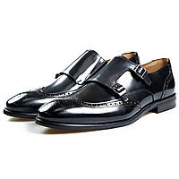Чоловічі туфлі монки Брюгге II TANNER 41 Чорні SC, код: 2632150