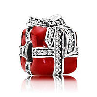 Серебряный шарм Pandora 791772CZ KV, код: 7359614