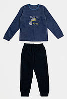 Пижама для мальчика с длинным рукавом 116 синий Бома ЦБ-00232004 EV, код: 8430902