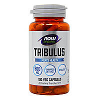 Тестостериновий комплекс NOW Foods Tribulus 500 mg 100 Veg Caps XN, код: 7682652