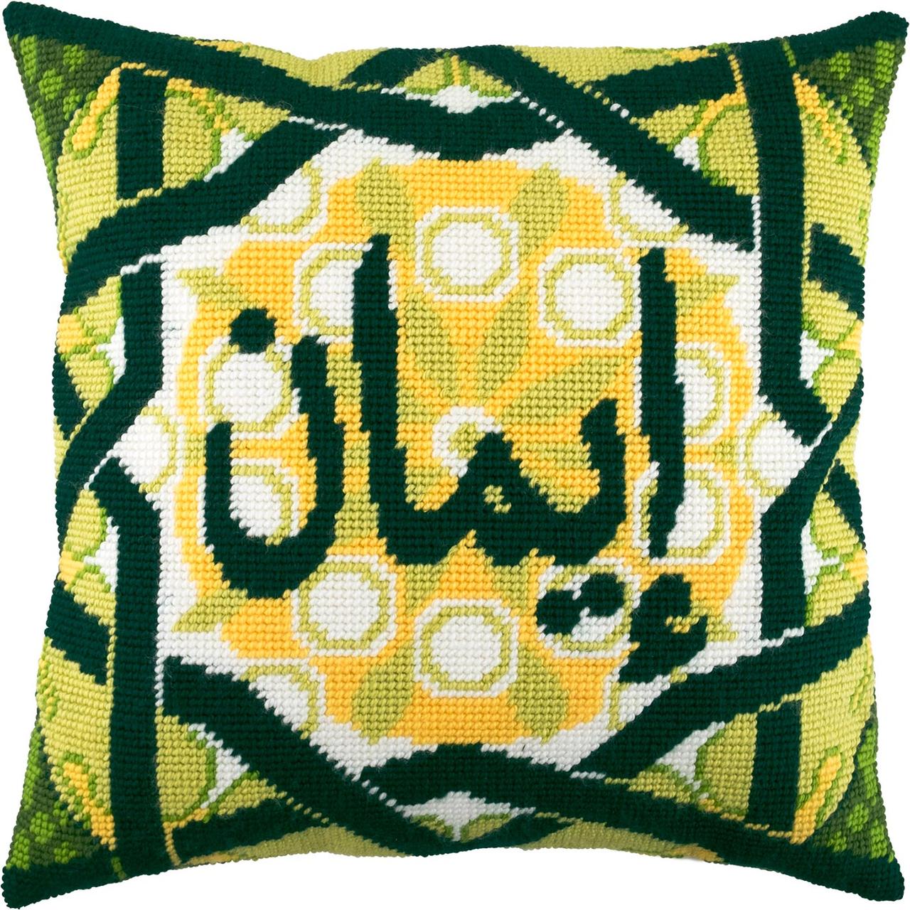 Набір для вишивання декоративної подушки Чарівниця Іман (віра) 40×40 см V-188 SC, код: 7243142