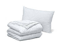 Набор одеяло 4 сезона и классическая подушка Dormeo Carbon 155Х210 см Белый TT, код: 8105911