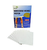 Пластир проти варикозу та набряків у ногах Hanel Varicose Veins Patch 10 шт. TE, код: 8172240