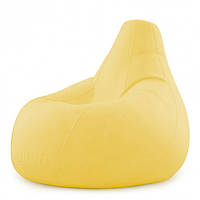Кресло Мешок Груша Велюр 150х100 Студия Комфорта размер Большой желтый GT, код: 6498952