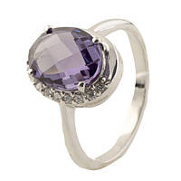 Серебряное кольцо SilverBreeze с александритом 4.485ct (0443638) 17.5 размер TN, код: 7430067
