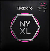 Струны для бас-гитары D'Addario NYXLS45130 Double Ball End Steinberger Regular Light Long Sca SC, код: 6556195