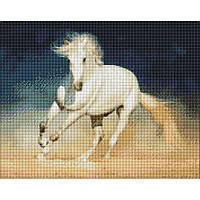 Алмазна мозаїка Біла грація Ідейка AMO7139 40х50 см SC, код: 7676580