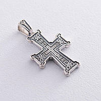 Православный крест Голгофа (чернение) 131190 Оникс EM, код: 6735026