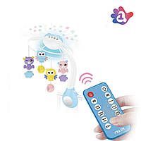 Детский мобиль для младенцев на кроватку с проектором A1 Голубой PP, код: 8038360