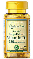 Витамин Д3 Puritans Pride 10 000 МЕ 100 капсул (32107) US, код: 1536065