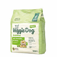 Сухой корм вегетарианский для взрослых собак Green Petfood VeggieDog Grainfree 900 г (4032254 GR, код: 7999613