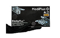 Перчатки нитриловые MediPlus BlackyPlus L Черные 100 шт (00-00000127) AG, код: 8246447