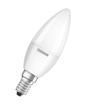 Лампа світлодіодна OSRAM LED STAR classic B40 6W/827 E14 свічка матова