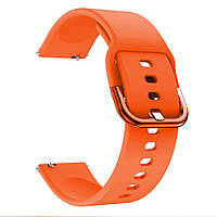 Ремешок BeWatch New силиконовый шириной 20 мм универсальный Оранжевый (1012307) OM, код: 1473613