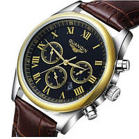 Часы мужские GUANQIN GQ25 CL Gold-black-brown (GQ25GBBr) NL, код: 1494150