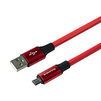 Кабель Borofone BX82 Extra Durable USB - microUSB 2.4A 1 m Красный EM, код: 7677707