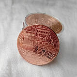 Монета сувенірна Eurs Bitcoin Мідний колір (BTC-M) SC, код: 2602729, фото 2