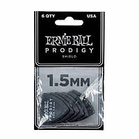 Медиаторы Ernie Ball 9331 Black Shield Prodigy Picks 6-Pack 1.5 mm (6 шт.) BF, код: 6557108